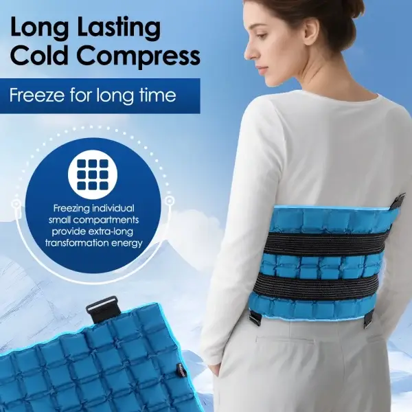 Reusable Hot Cold Wrap for Back Shoulder Knee Leg