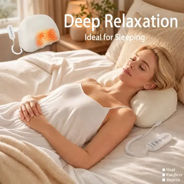 Neck Massager Pillow for Pain Relief Deep Tissue,